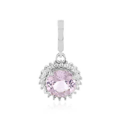 Kunzite Silver Pendant