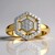 Anello in oro con Diamante IF (D) (Annette)