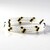 Bracciale in acciaio con Spinello Nero (Riya)