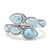 Anello in argento con Larimar