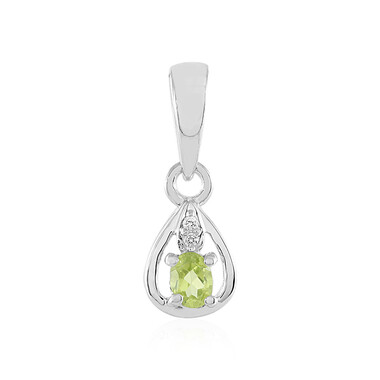 Peridot-Silberanhänger