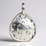 Pendentif en argent et Diamant I1 (G) (Annette)