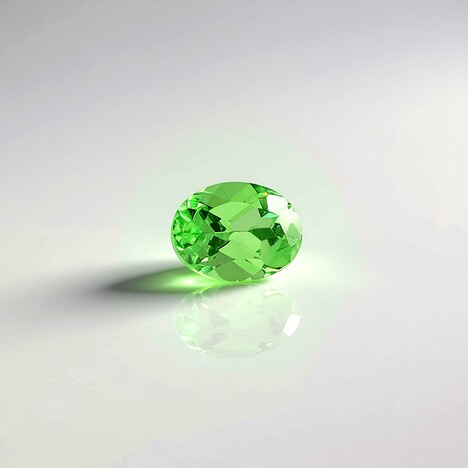 Tsavorite della Tanzania 0,15 ct