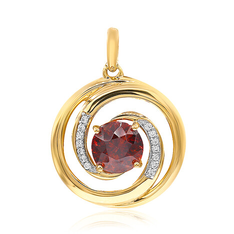 Colgante en oro con Esfalerita