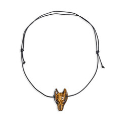 Collar con Ojo de tigre dorado