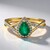 Anello in oro con Smeraldo Zambia AAA