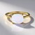 Anello in oro con Opale di Welo