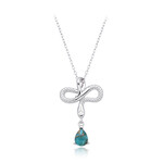 Collana in argento con Mosaico turchese