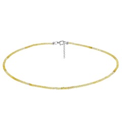 Collana in argento con Opale Giallo