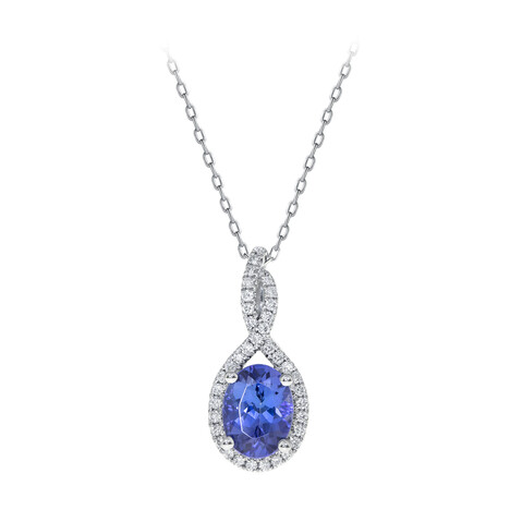 Collana in oro con Tanzanite AAA (CIRARI)