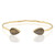 Zilveren armband met labradorieten (Jones Lee)