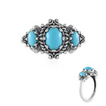 Zilveren ring met een Sleeping Beauty Turkoois (Desert Chic)