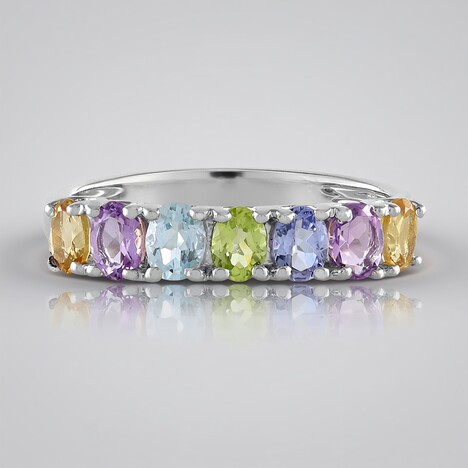 Anello in argento con Ametista