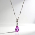 Collana in oro con Zaffiro Rosa (CIRARI)