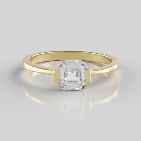 Anello in oro con Zircone
