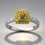 Anello in oro con Diamante Giallo SI2 (CIRARI)