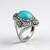 Anello in argento con Turchese (Desert Chic)