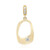 Gouden hanger met een Diamant SI1 (G) (Annette)