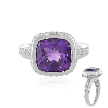 Sibirischer Amethyst-Silberring