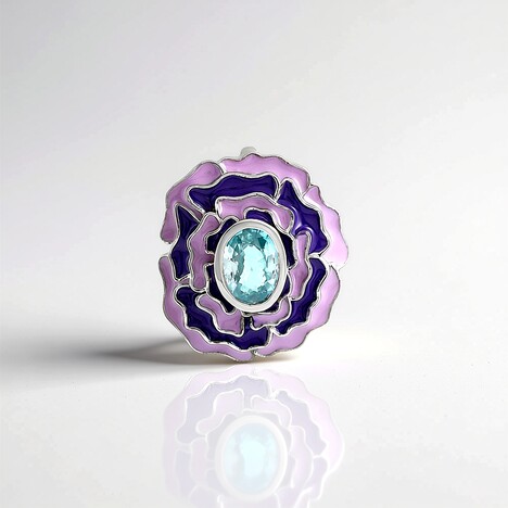 Ciondolo in argento con Zircone Ratanakiri (SAELOCANA)