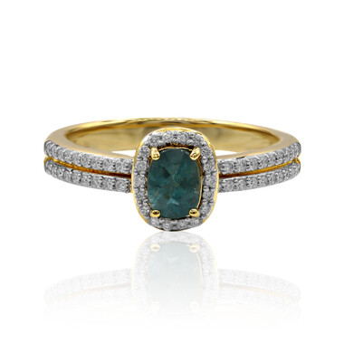 Anello in oro con Grandidierite (AMAYANI)