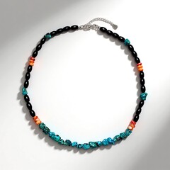 Collana in argento con Onice Nero