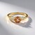 Anello in oro con Tormalina Pesca Brasiliana (AMAYANI)