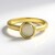 Anello in argento con Opale di Welo (MONOSONO COLLECTION)