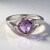 Bague en argent et Amétrine