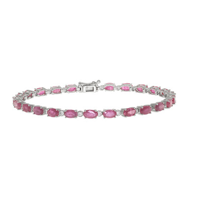 Bracciale in oro con Zaffiro Rosa (CIRARI)