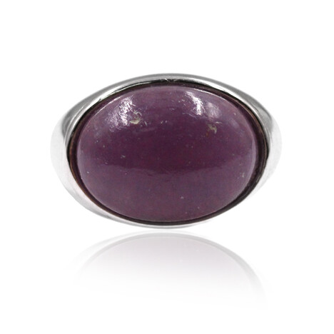 Lepidolith-Silberring