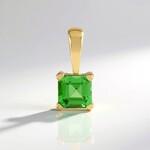 Ciondolo in argento con Lemshuku Tsavorite