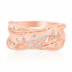 Gouden ring met Diamanten SI1 (G)