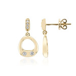 9K SI1 (G) Diamond Gold Earrings (Annette)