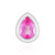 Zilveren hanger met een roze kwarts