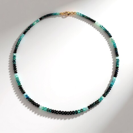 Collana in oro con Indicolite