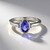Anello in argento con Tanzanite