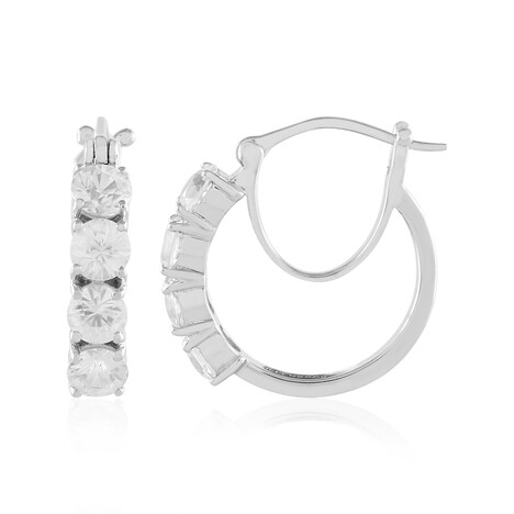 Zircon Silver Earrings