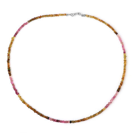 Turmalin-Silberhalskette