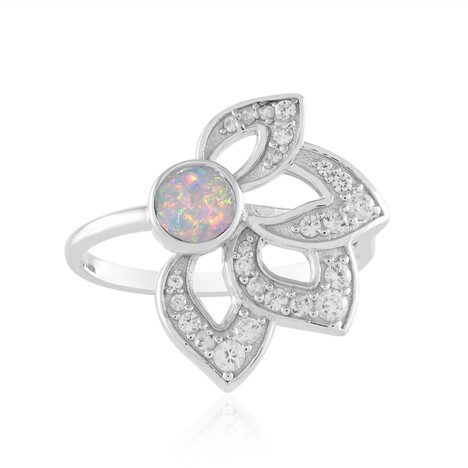 AAA-Welo-Opal-Silberring (de Melo Essence)