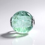 Ciondolo in argento con Quarzo Verde (MONOSONO COLLECTION)