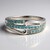 Anello placcato in platino con Diamante Blu Royal