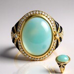 Anello in oro con Opale di Welo AAA