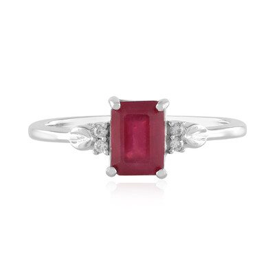 Bague en argent et Rubis de Bemainty