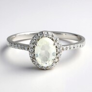 Anello in argento con Ortoclasio