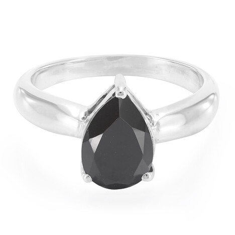 Mosambik-Granat-Silberring