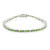 Russian Diopside Silver Bracelet