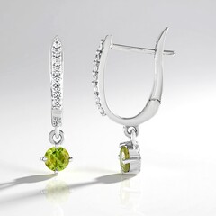 Orecchini in argento con Sfene