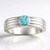 Anello in argento con Apatite Blu (Pallanova)
