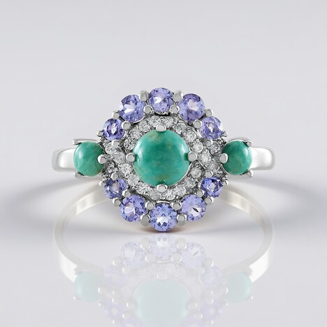 Anello in argento con Turchese Campitos